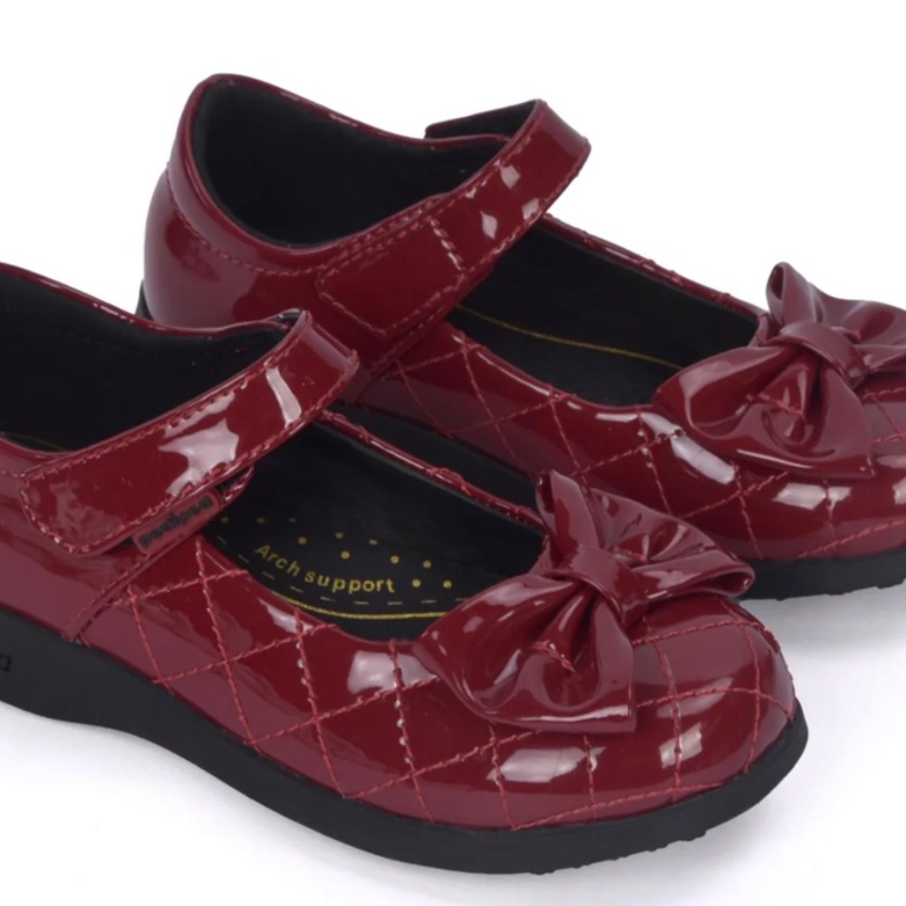 pediped Red Kids Dress Shoes
